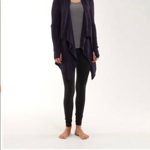 Lululemon Live Healthy Purple Cardigan Sweater